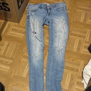 Hollister Super Skinny Light Blue Jeans